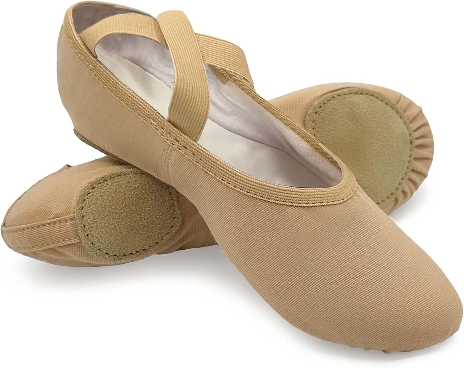 So Danca Stretch Canvas Split Sole Ballet Shoes for Adults, Women, Men (Sand, US Footwear Size System, Adult, Women, Numeric, Medium, 8)