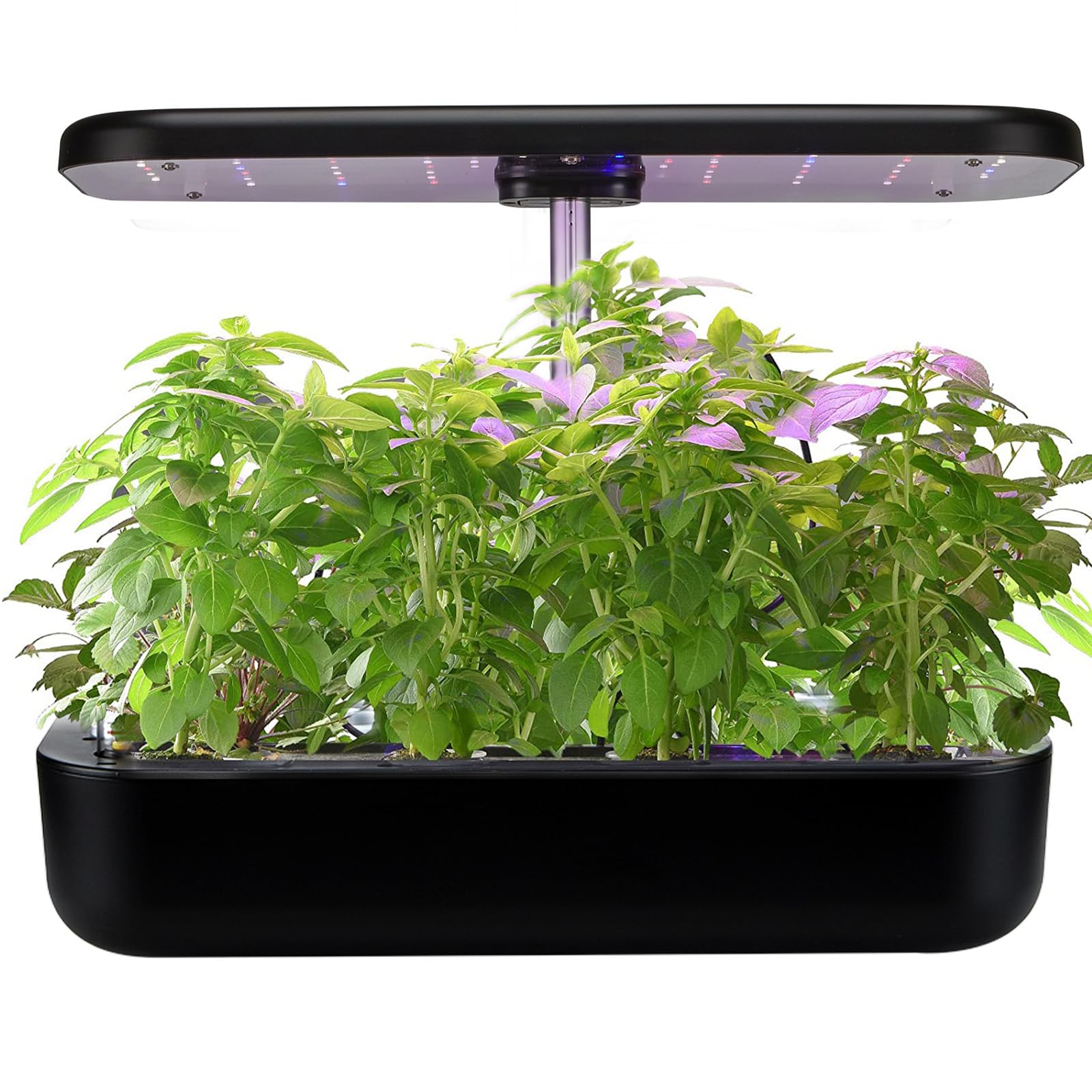 Système de culture hydroponique réglable en hauteur avec lumière LED intelligente, système de culture hydroponique Smart Control, kit de germination de grande capacité pour le jardinage domestique