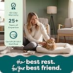 FurHaven Lit de chien pour petits chiens supplémentaires & Chats, Bolster Crate Pad avec base souple et support pour les porteurs & Kennels, Lavable en machine, Extra petite, Sherpa polaire, Crème