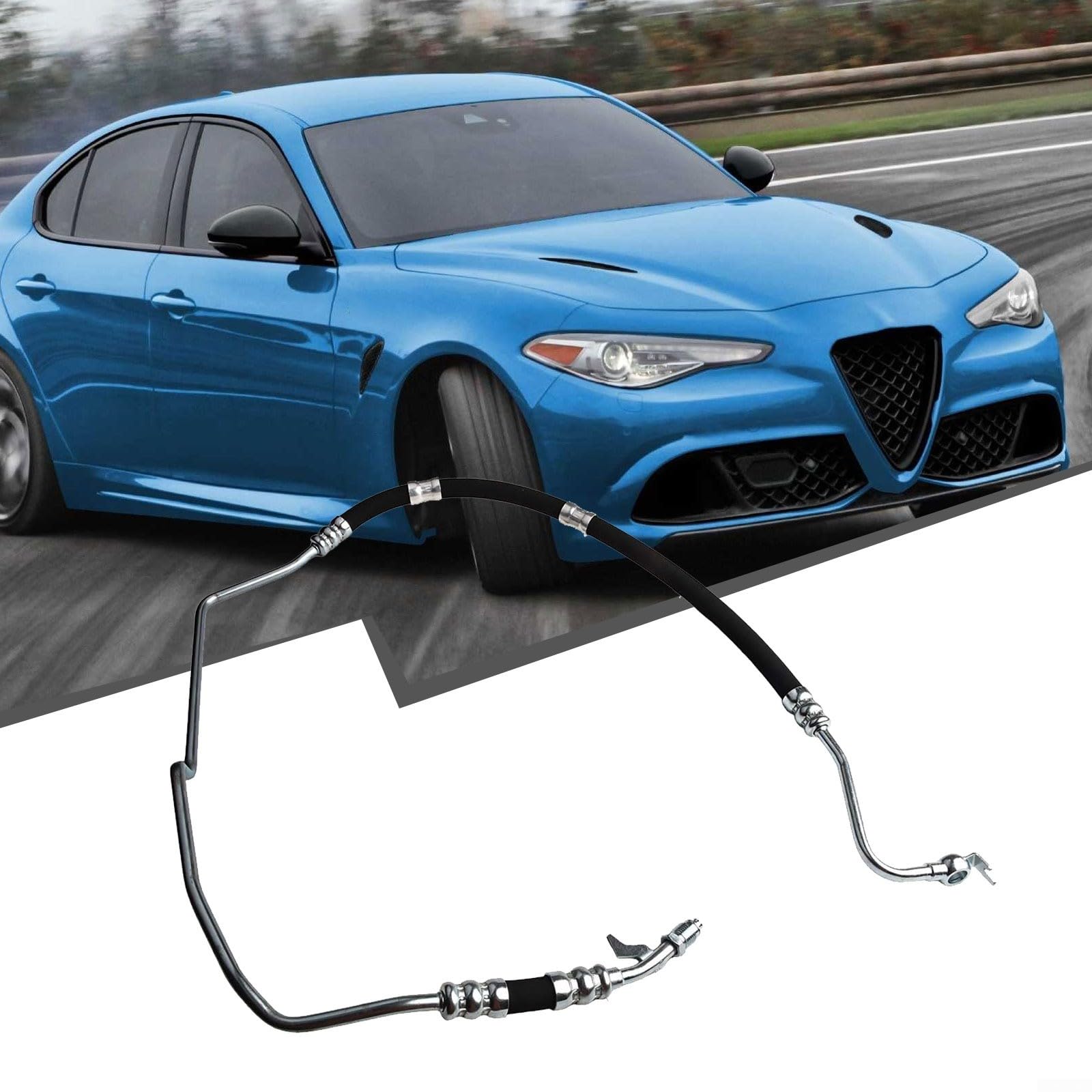 Tubo servosterzo per Alfa 159 1.9 JTDM 16V 2005-2011 guida sinistra 50501762 ricambio resistente all'usura pratico