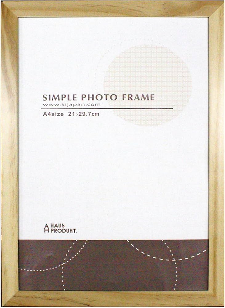 Amazon.co.jp: ナチュラルウッド フレーム A4サイズ ナチュラル