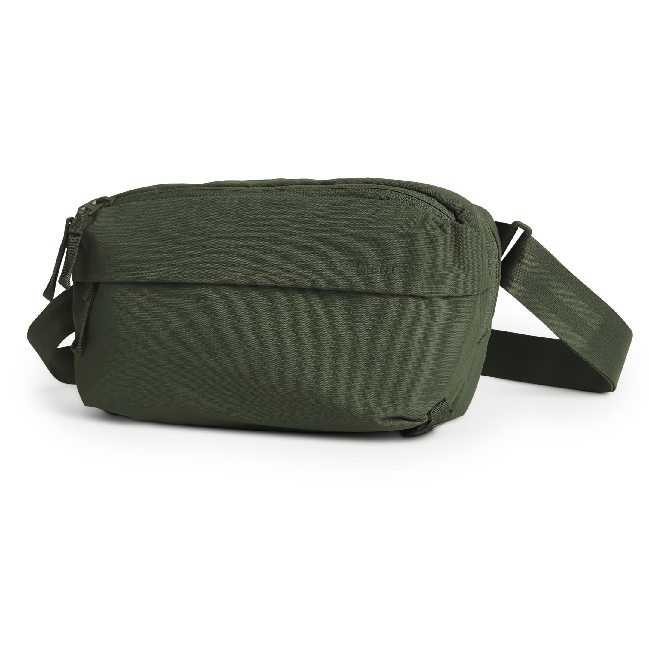 Moment Everything Sling – Water-Resistant Everyday Crossbody Waist Bag 2L & 4L Sizes (Gen2, Olive, 4l)