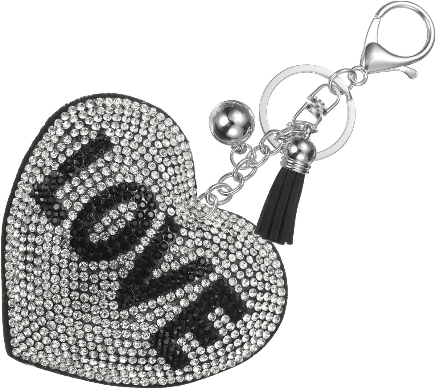 PATIKIL Rhinestone Keychains for Women, Cute Bling Keychain Accessories Backpack Keyring for Decorative Bag Handbag