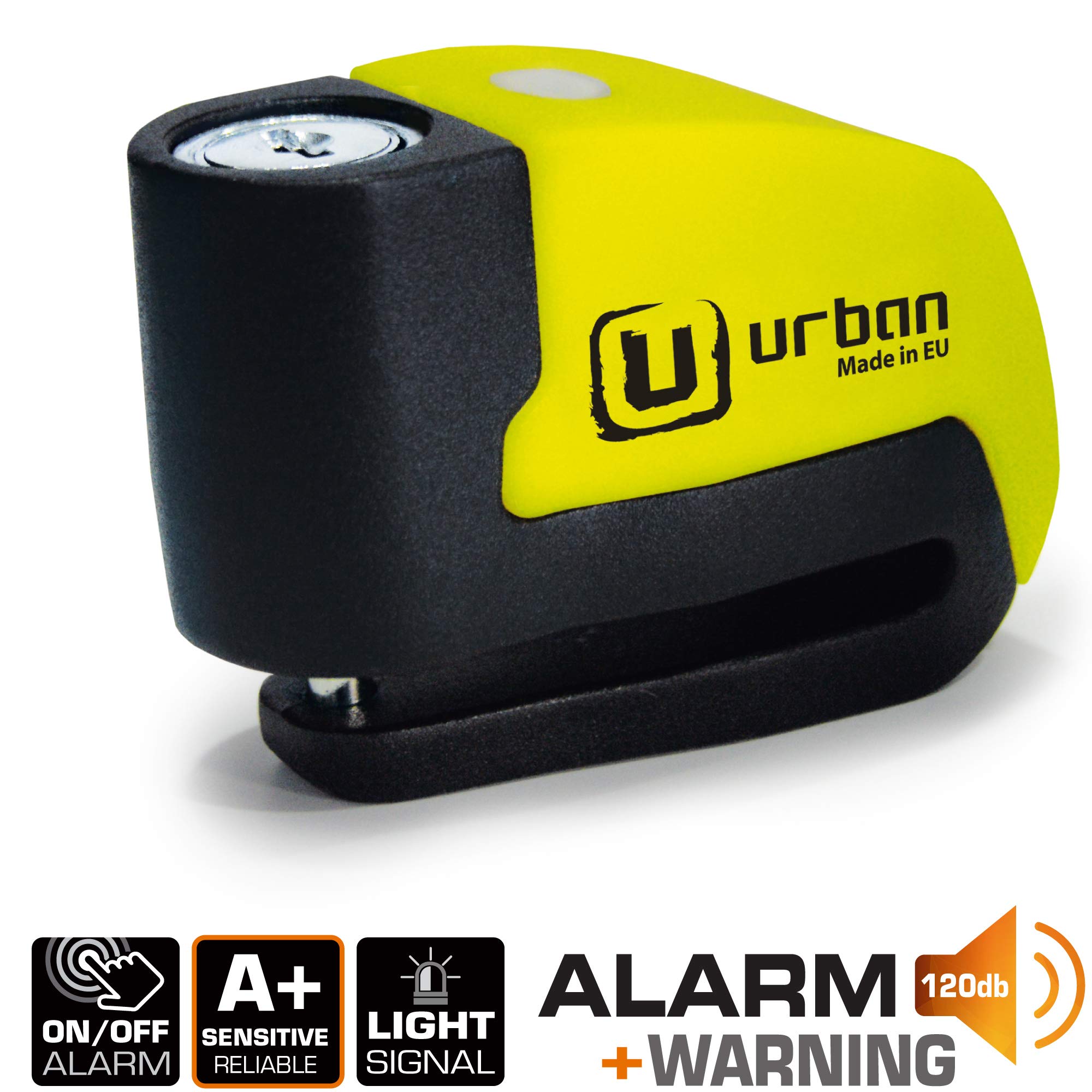 Urban UR6 Motorcycle Lock with Alarm 120dB and Warning Function