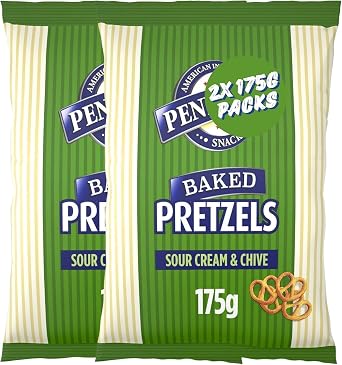Pretzel Bundle With Penn Sour Cream & Chives Sharing Pretzels 175g 2 Pack