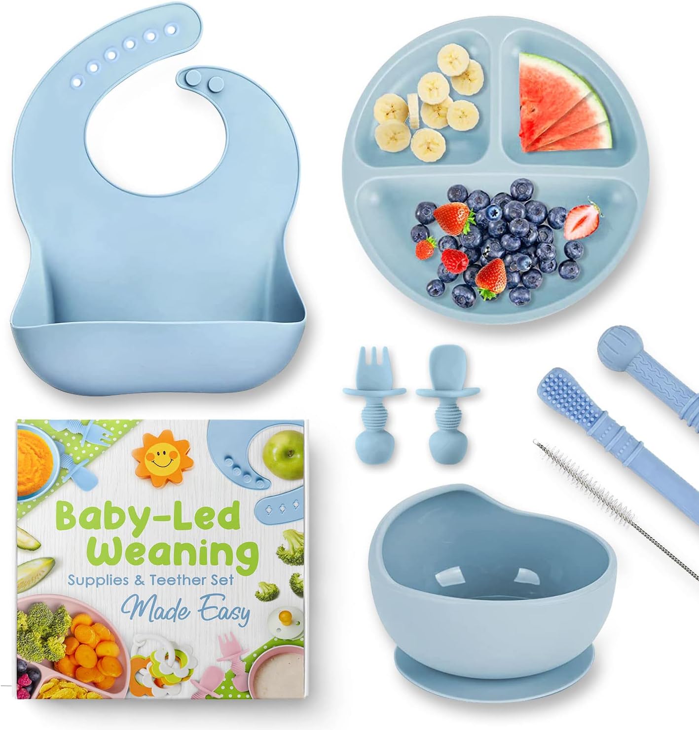 BaeDimi Baby Led Weaning Supplies Silicone Baby Feeding
