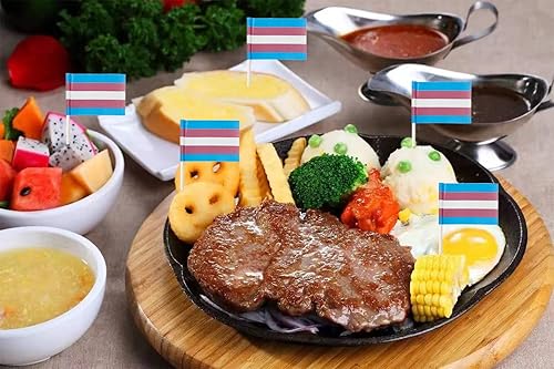 Miniatura 143 de stidsds 100 banderas negras de Estados Unidos con palillos de dientes, mini adornos negros para cupcakes de Estados Unidos, banderas, banderines