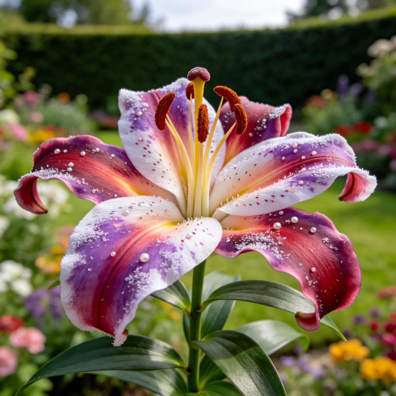 Erlesene Außendekoration, frostrobuste, mehrjährig blühende Lilien problemlos zu platzieren-10Rhizome-G