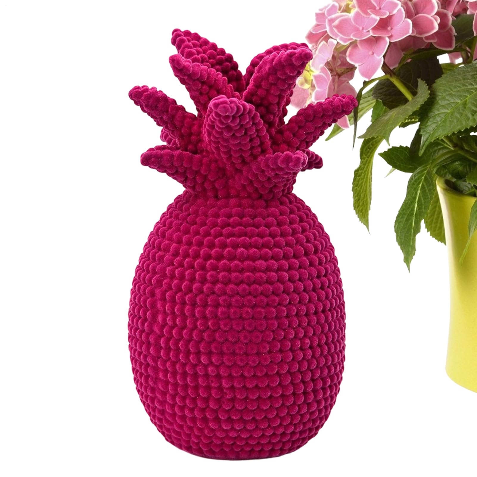 Figurines d'ananas déco | Statuette de 24cm pour étagère de salon et meuble de bureau