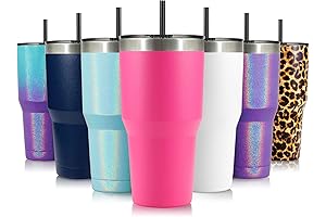 Aikico Premium Rainbow Tumbler: Your Perfect Insulated Cup for All-Day Hydration