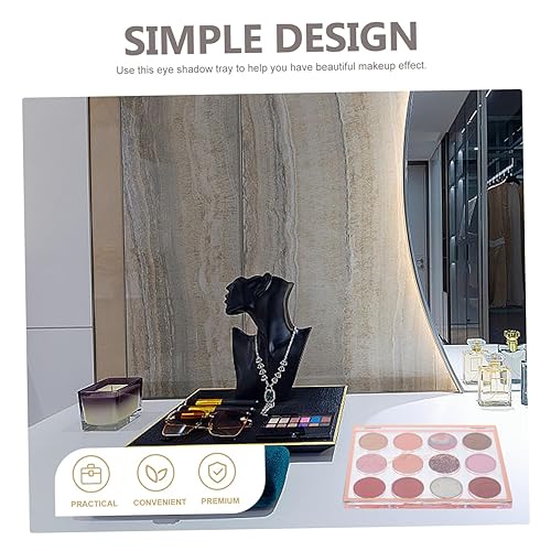 SAFIGLE Eye Shadow Palette Women Makeup Plate Matte Shimmer Shades for Versatile Eye Looks Portable Design for Personal Use Occasions