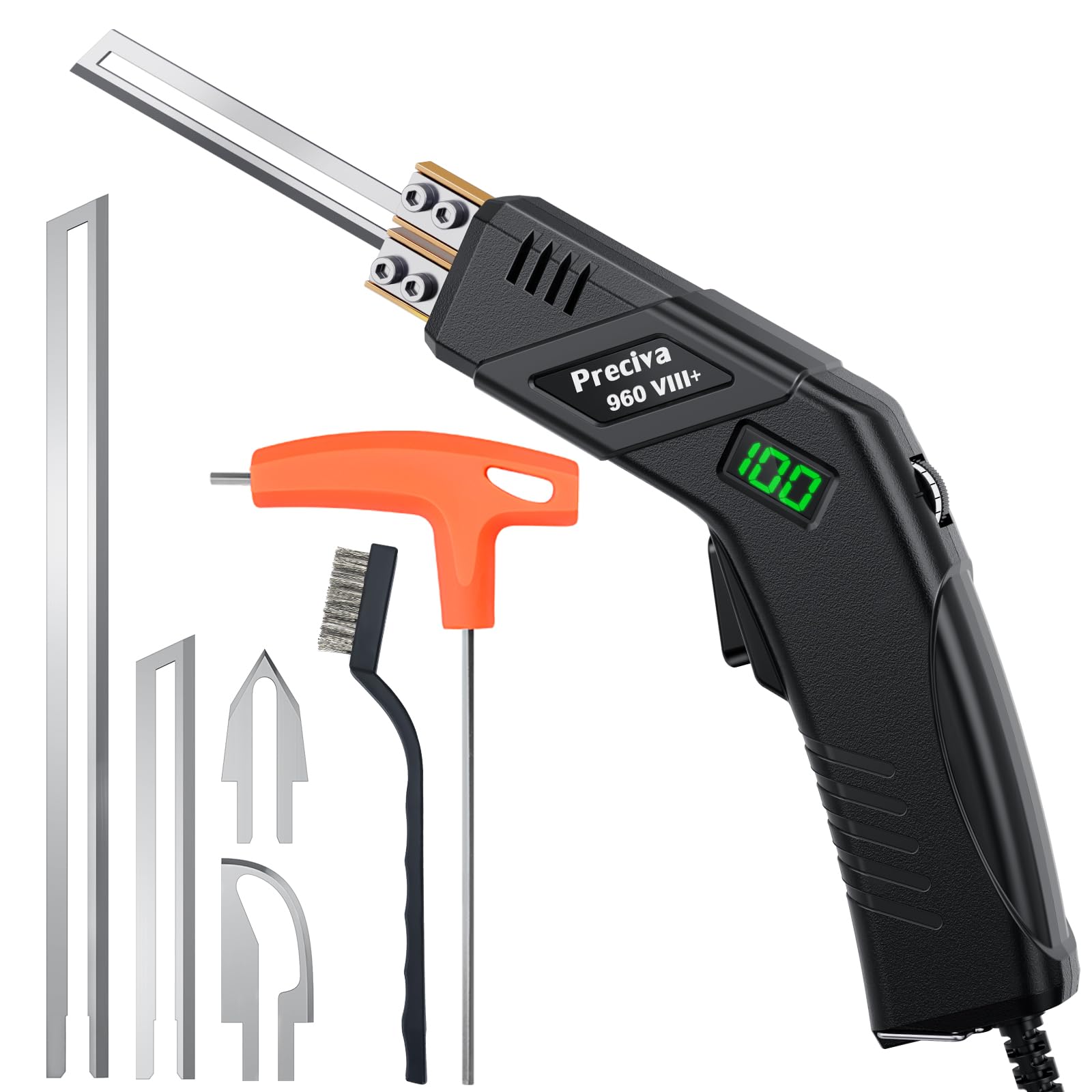 Preciva Hot Knife Foam Cutter with digital display and blade glowing red
