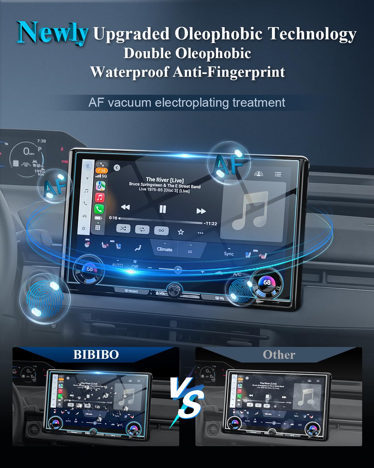 BIBIBO for 2026 Toyota BZ Screen Protector 2026 Toyota BZ (XLE/Limited) 14-Inch Touchscreen Tempered Glass Screen Saver 2026 BZ Woodland Accessories Anti-Scratch Ultra Clear - 3