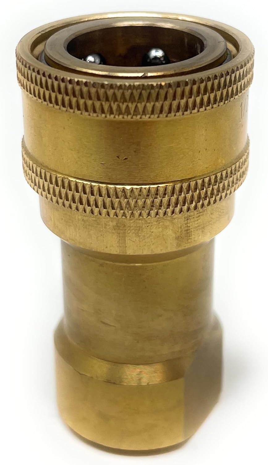 MI MADOL IMPORTS, LLC MADOL1/2'' Gas Quick Connect/Disconnect Kit [18654] – Solid Brass 1/2'' NPT Male and Female Fittings with Dust Cover for Natural Gas and Propane