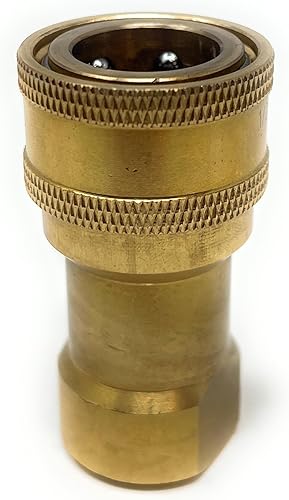 Miniatura 7 de Kit de conector de conexión y desconexión rápida de gas QDD LP de 12 pulgada 18654 Cubierta antipolvo de latón macizo de 12 pulgada NPT macho x