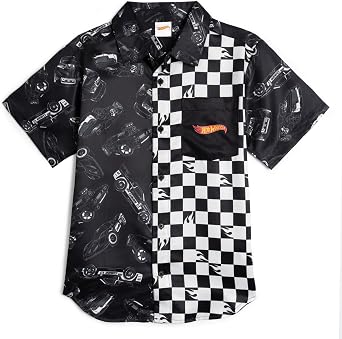 Hot Wheels Boys Button-Down Shirt Toddler to Big Kid
