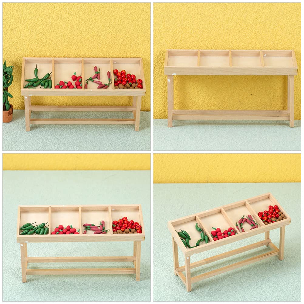 非売品]木製ドールハウス ミニチュア食材ディスプレイ