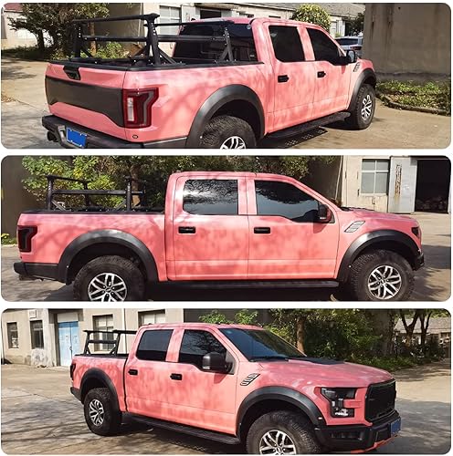 Miniatura 8 de EZREXPM Estante universal extensible para camioneta, estante de escalera para camión, aluminio ajustable en altura