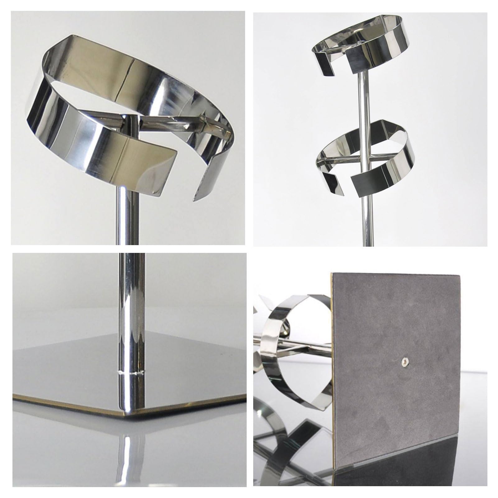 Espositore Per Colletti Di Camicie, Espositore Per Colletti In Acciaio Inossidabile Commerciale A 3/4/5 Livelli, Appendiabiti In Metallo Per Negozio Di Abbigliamento(Gold,3 Layer)