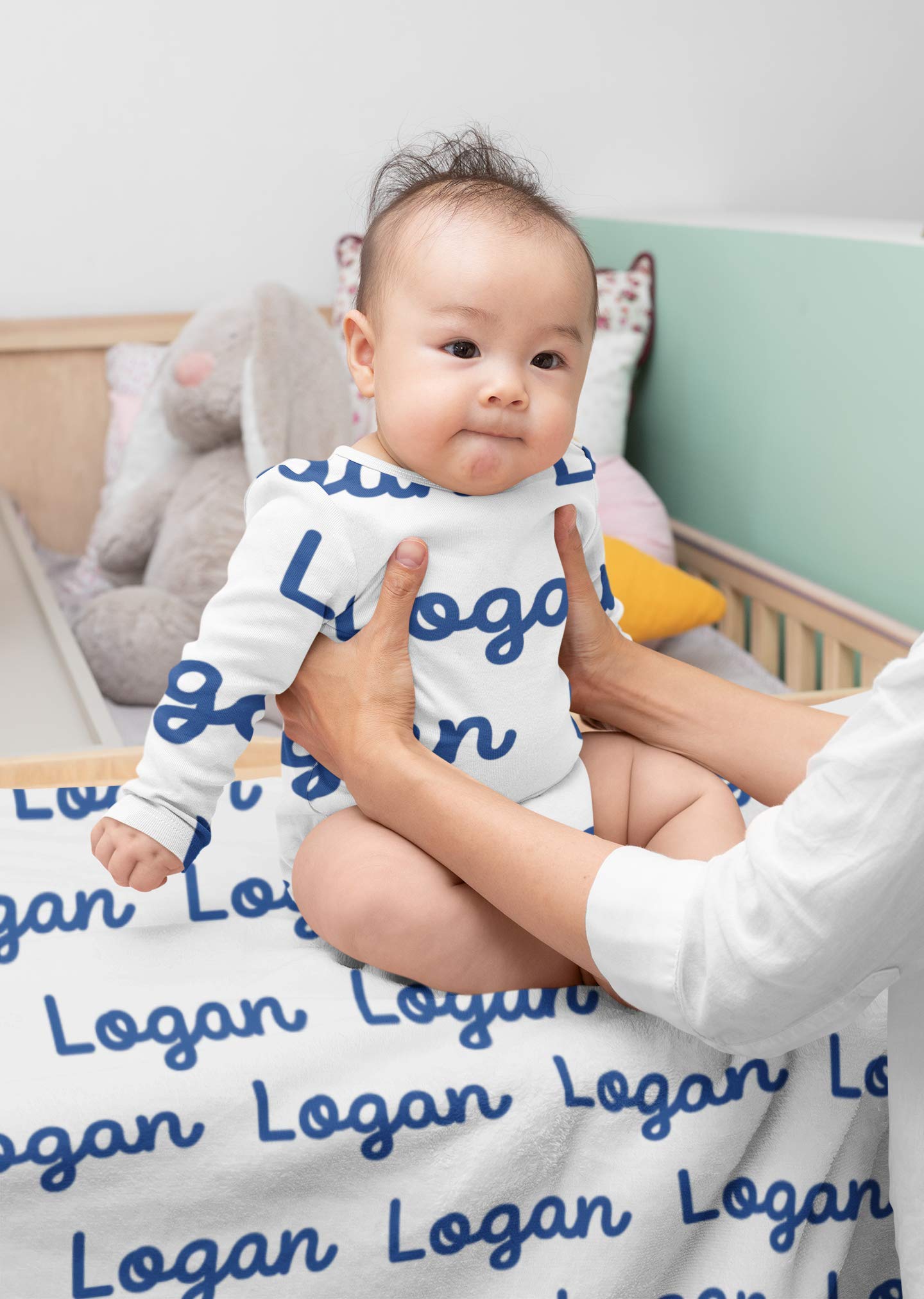 Personalized Name Blanket for Baby Girl Kids and Adults, Customized Name Blankets to My Amazing Daughter, Custom Blankets with The Names of Babies Family. Birthday Gift, a Warm for Family and Friends