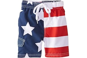 Boys Patriot Swim Trunks: Celebrate the 4th of July in Style