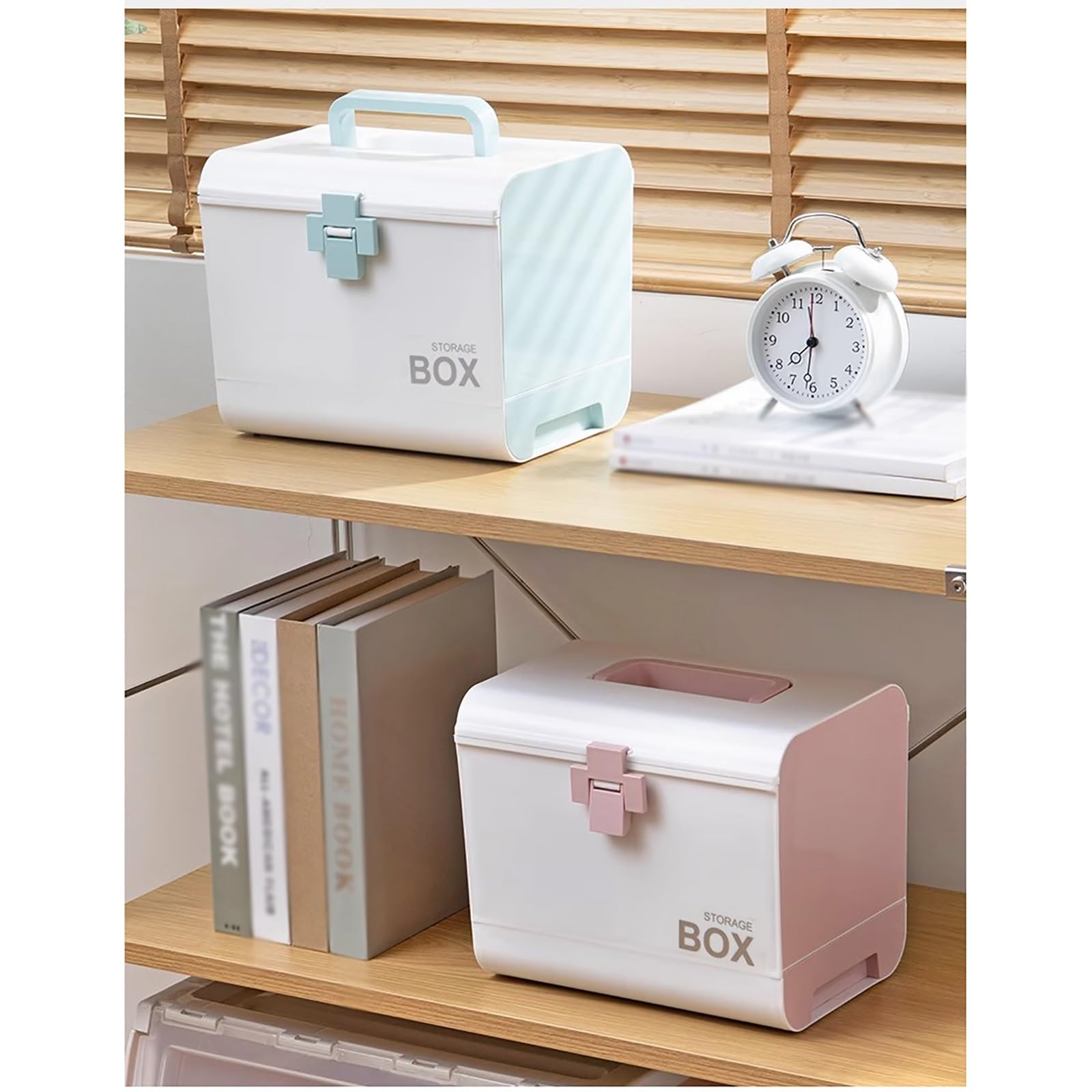 Botiquin Vacio, kit Primeros Auxilios, Neceser Medicamentos Viaje, caja Botiquin Vacia, caja Médica de Emergencia para el Hogar, caja de Almacenamiento de Medicamentos de gran Capacidad para el Hogar(