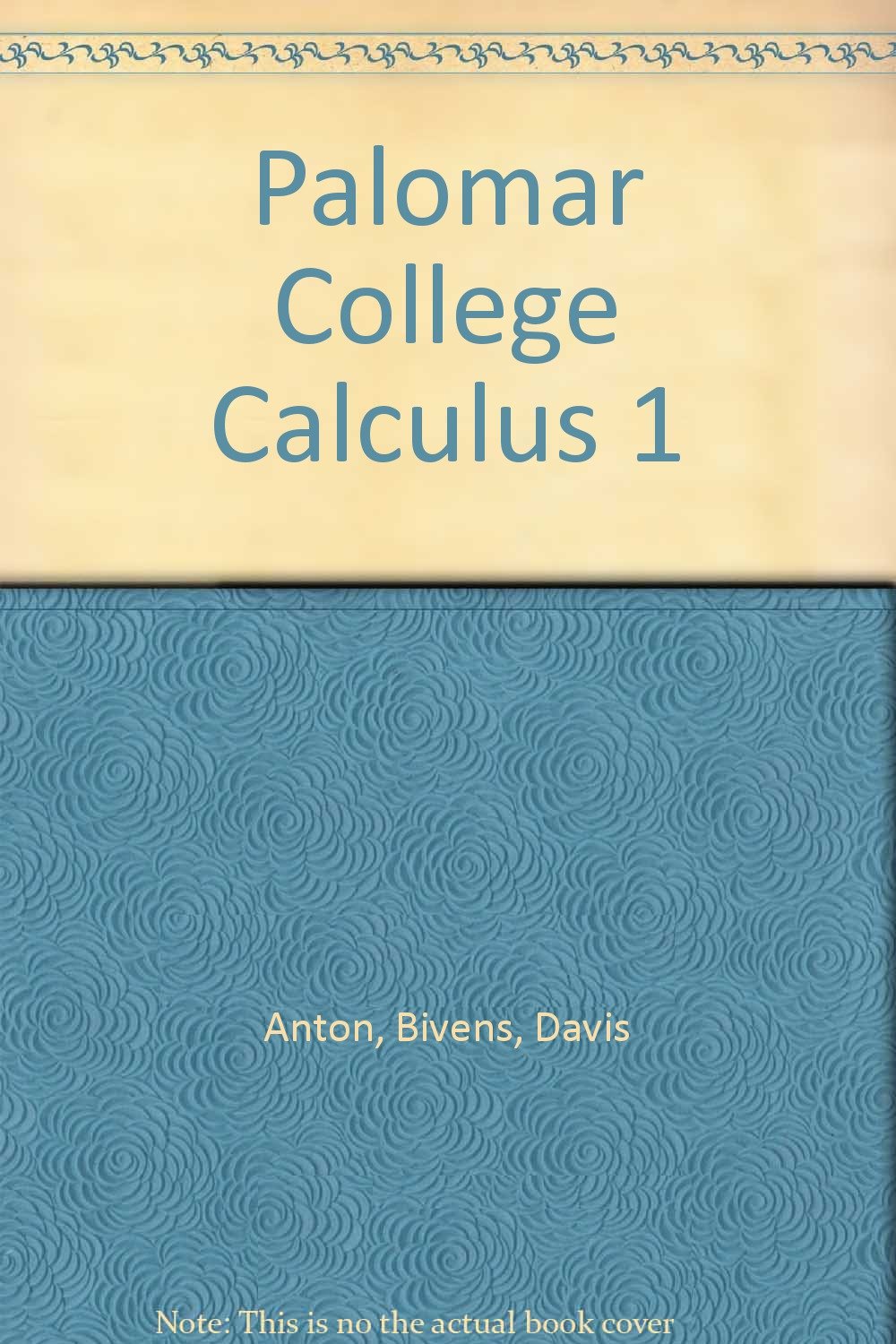 Palomar College Calculus 1