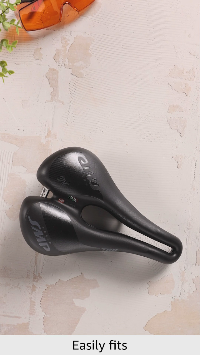 Amazon.com : Selle SMP TRK Gel Saddle Black - Large : Sports
