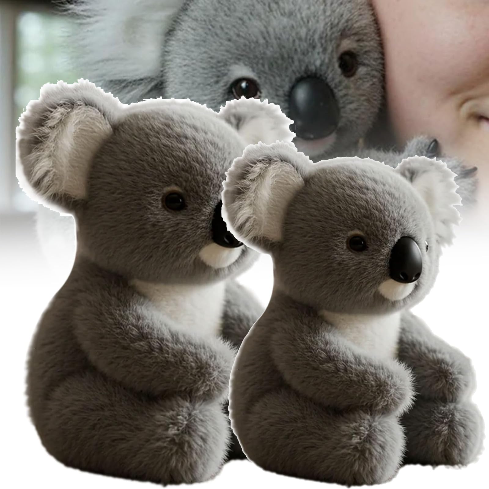 Peluche Koaly AI grand format : idéal pour le sommeil et la relaxation à la maison