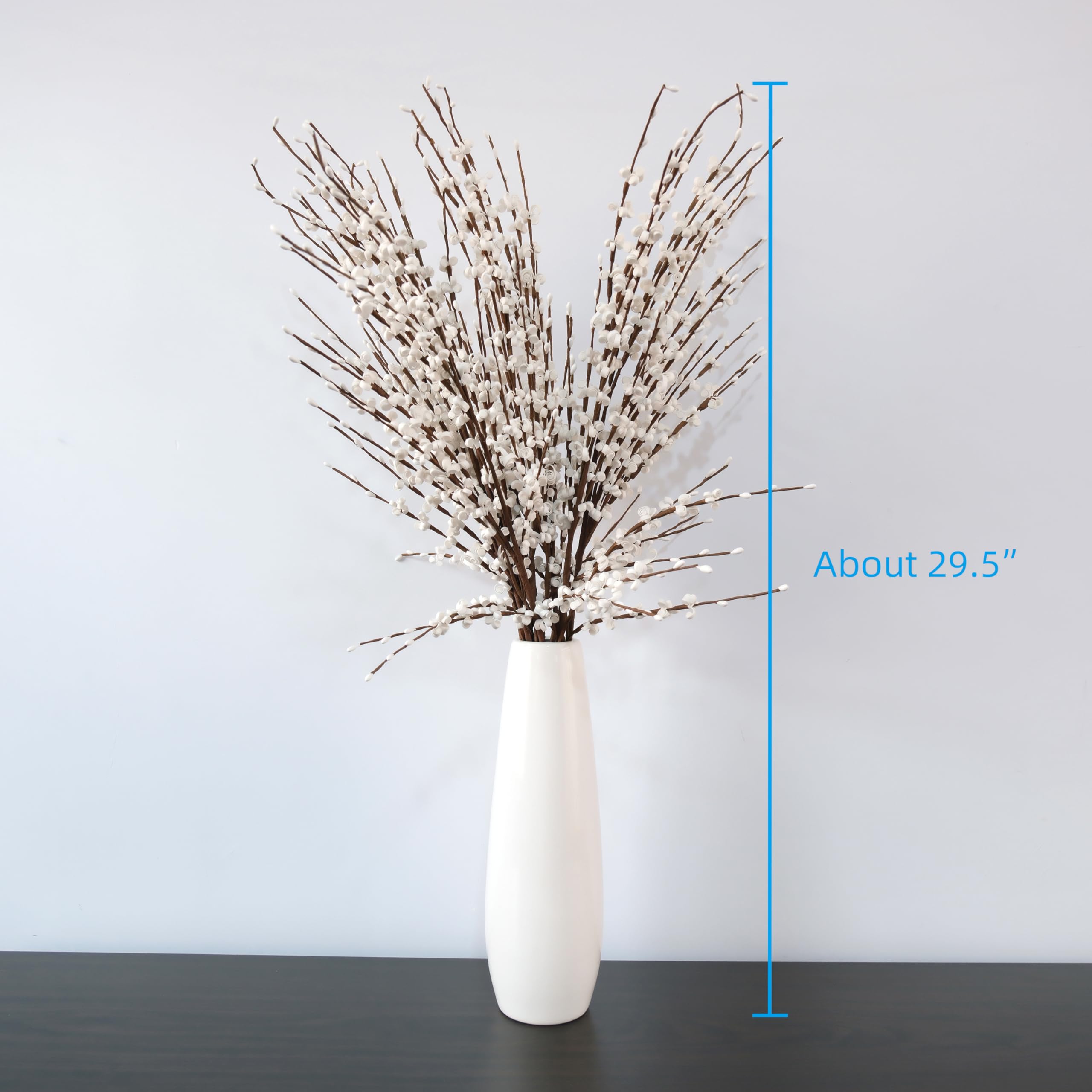 NOLAST - 10 Rami Di Fiori Artificiali Di Gelsomino, Lunghezza 74,9 Cm, Steli In Filo Metallico - Per Vasi E Decorazioni - 6