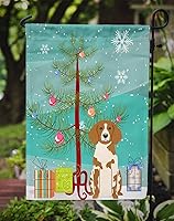 Vista 561 de Caroline's Treasures BB4243GF Bandera de jardín con texto en inglés «Merry Christmas» con texto en inglés «Merry Christmas», bandera decorativa