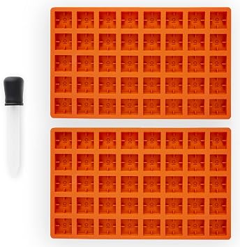 ONGROK Scored Silicone Gummy Molds, 4ml, with Dropper, BPA Free