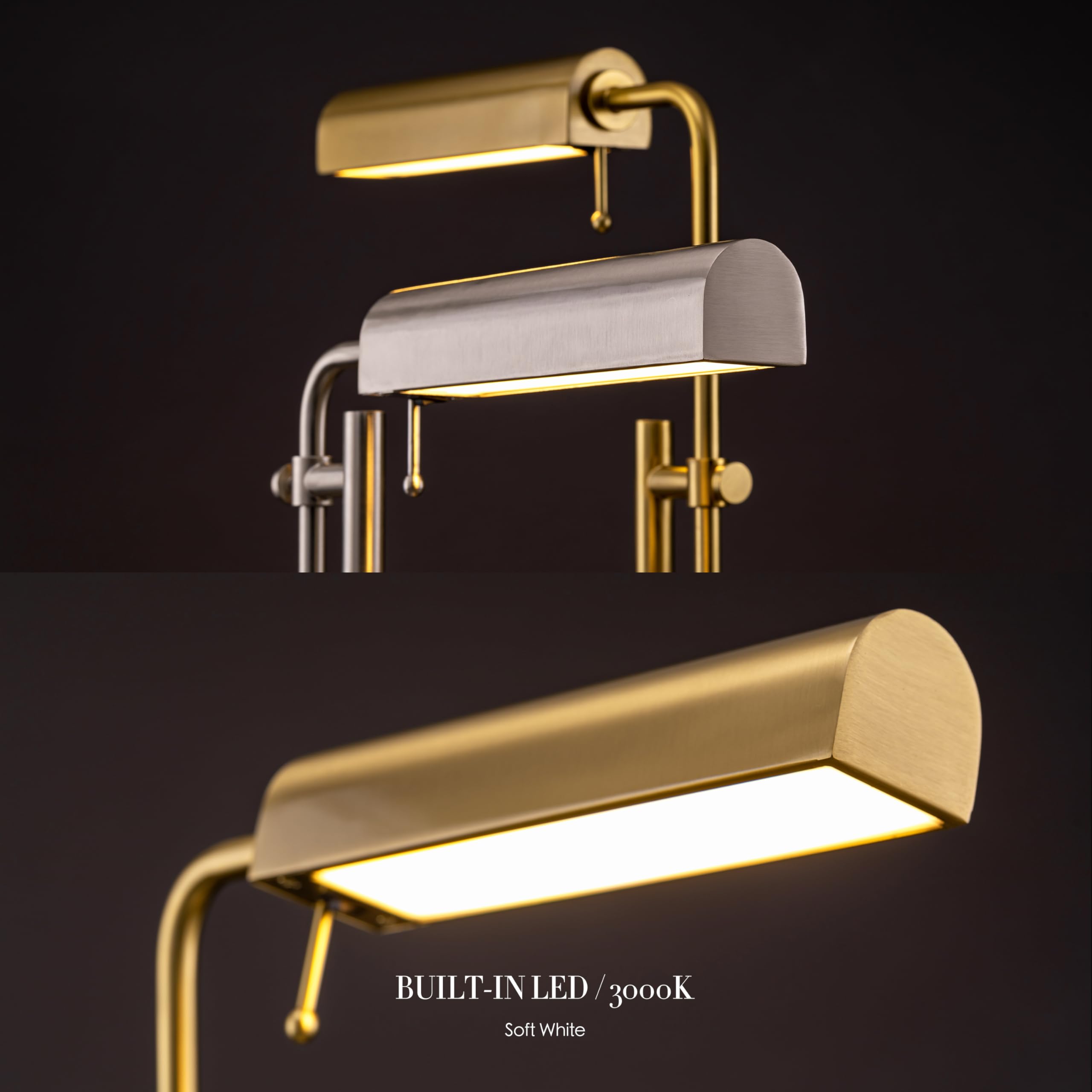 Aurora - Lámpara LED de escritorio de farmacia (dorado) 5