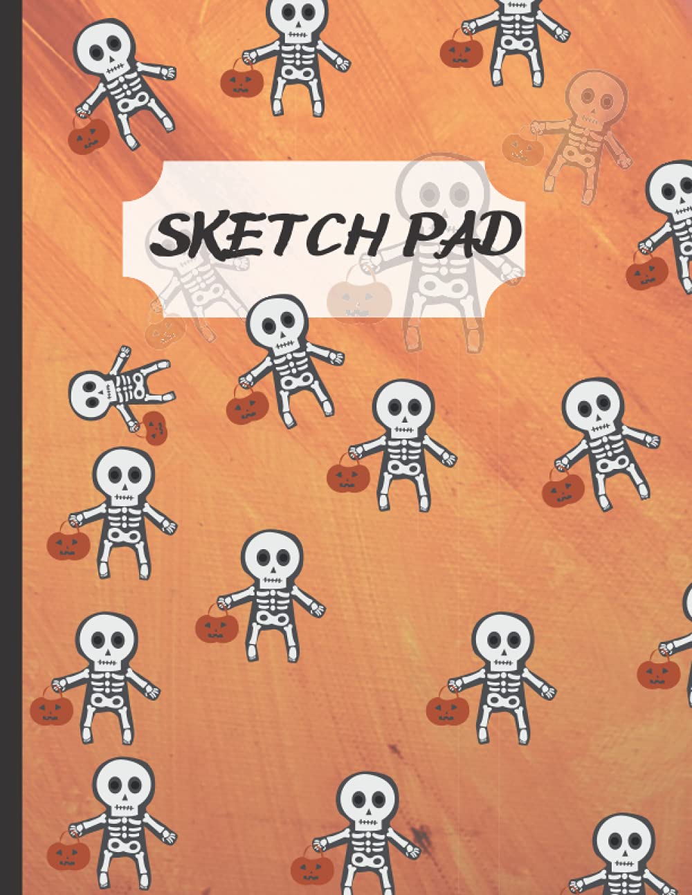 Halloween Sketch Pad: Great for Drawing, Doodling, Painting and Sketching 100 blank pages
