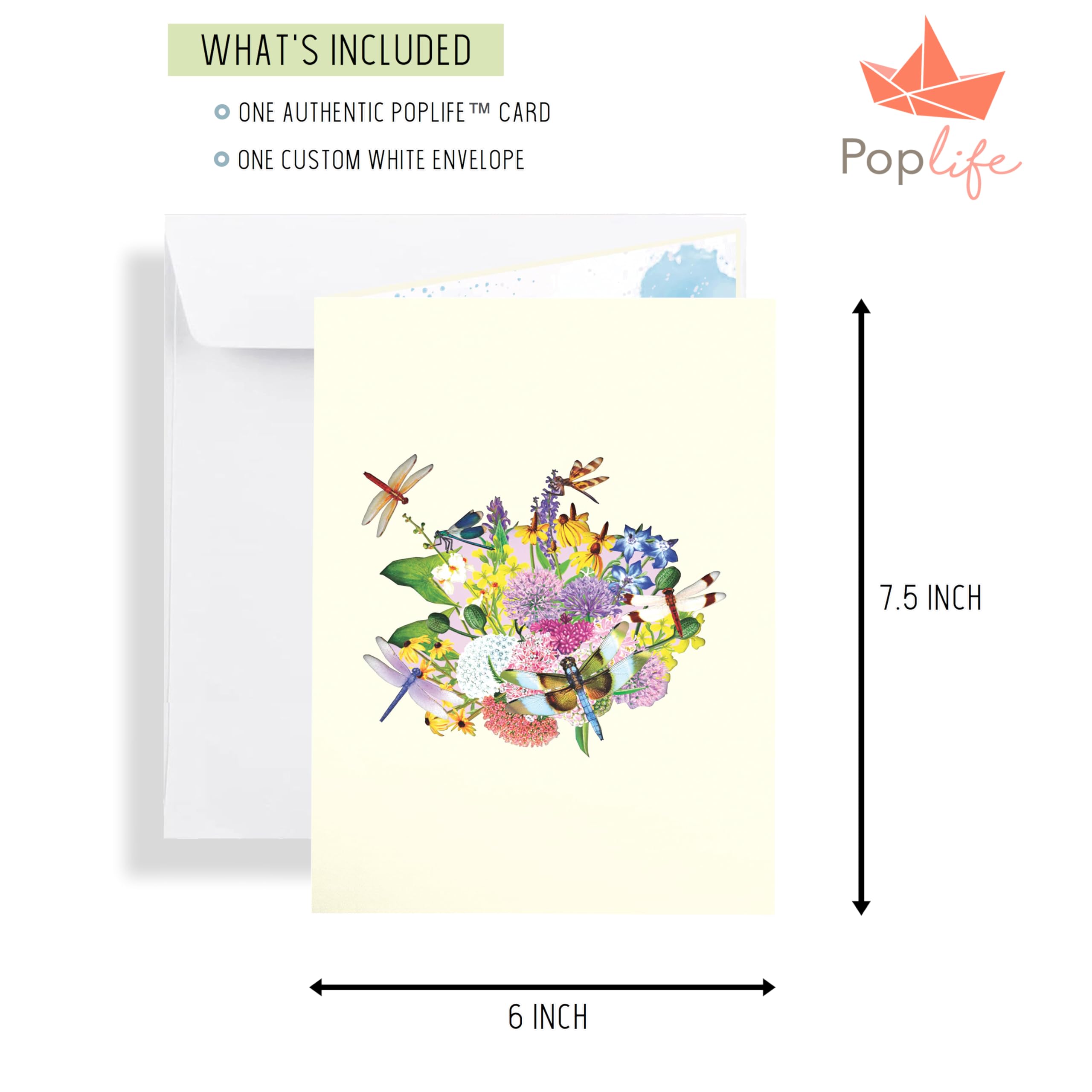 Biglietto Multicolore Biglietto Pop-up 3D Libellula Con Fiori, Per Tutte Le Occasioni – Ideale Per Festa Della Mamma, Compleanni O Auguri Dragon Ball Sparkling