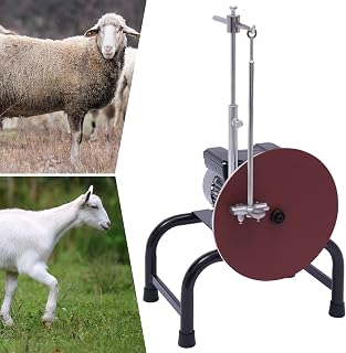 110V Electric Sheep Clipper Blade Sharpener Goat Shears Knife Grinding Machine,550W Wool Shears Grinding Machine Sheep Clipper Knife Sharpener with Abrasive Paper for Home and Farm