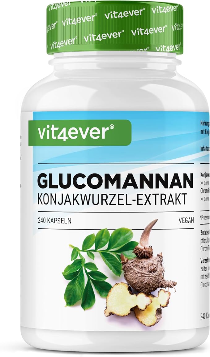 Glucomannan Konjac Root Capsules