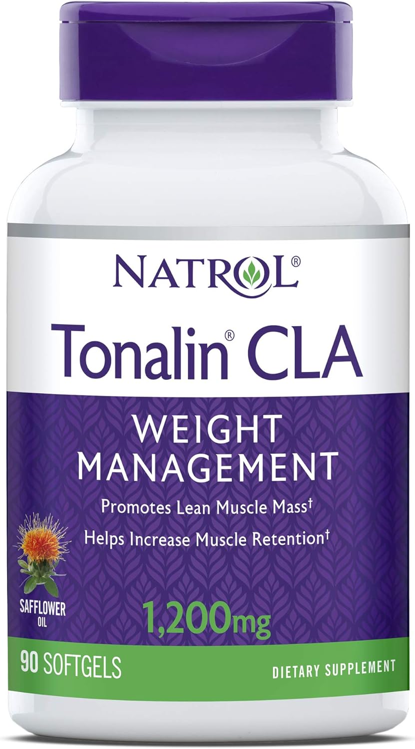 Natrol Tonalin CLA Softgels, Derived from safflower plant