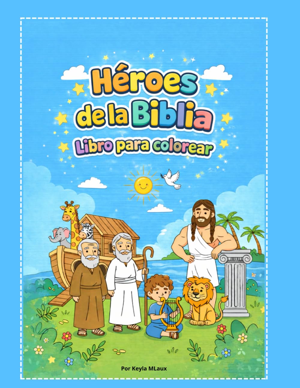 Héroes de la Biblia: Libro para Colorear