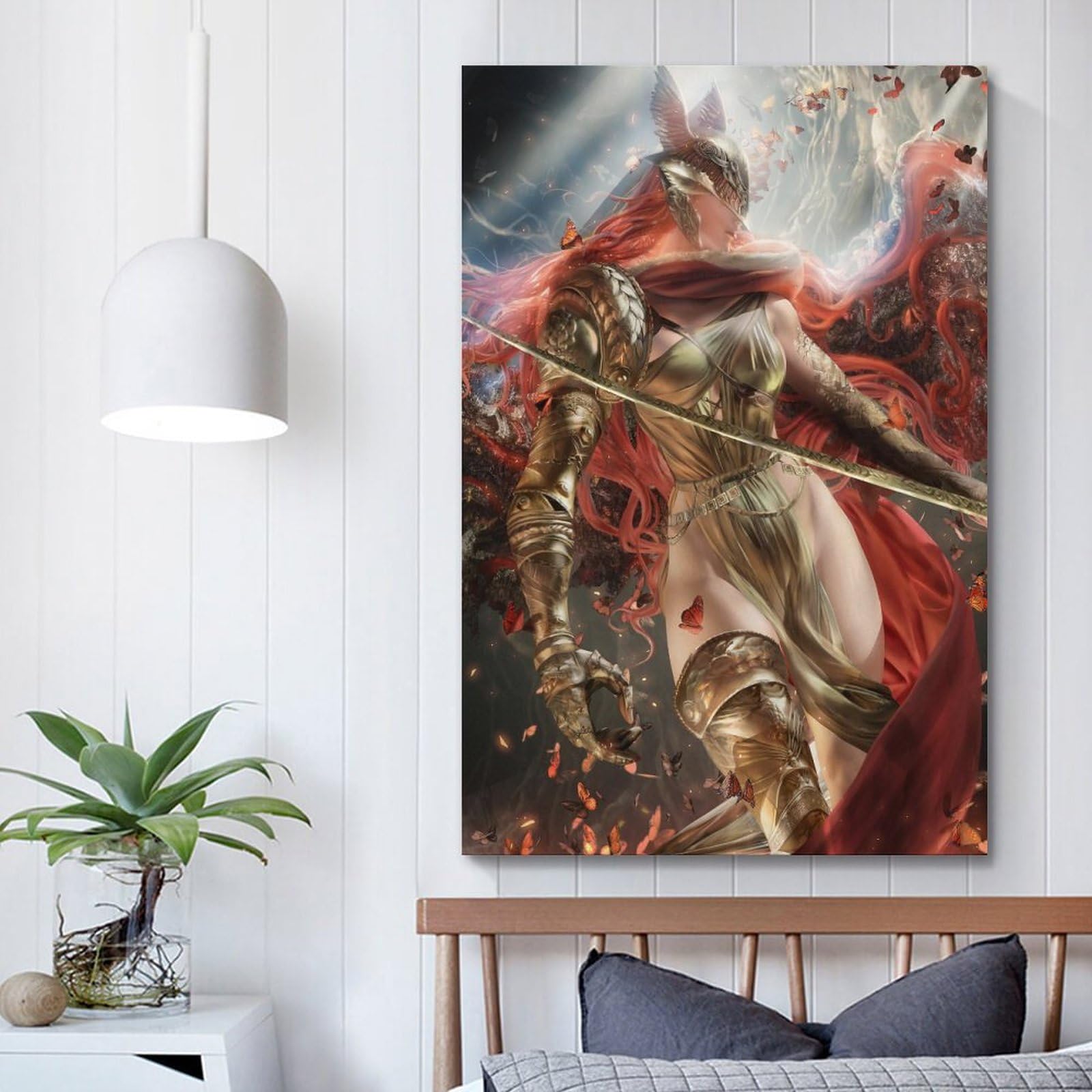 Poster Lands Between Grande Tapisserie Malenia Elden Ring - Poster The Lands Between 76x101 Cm - Décoration Murale Épique