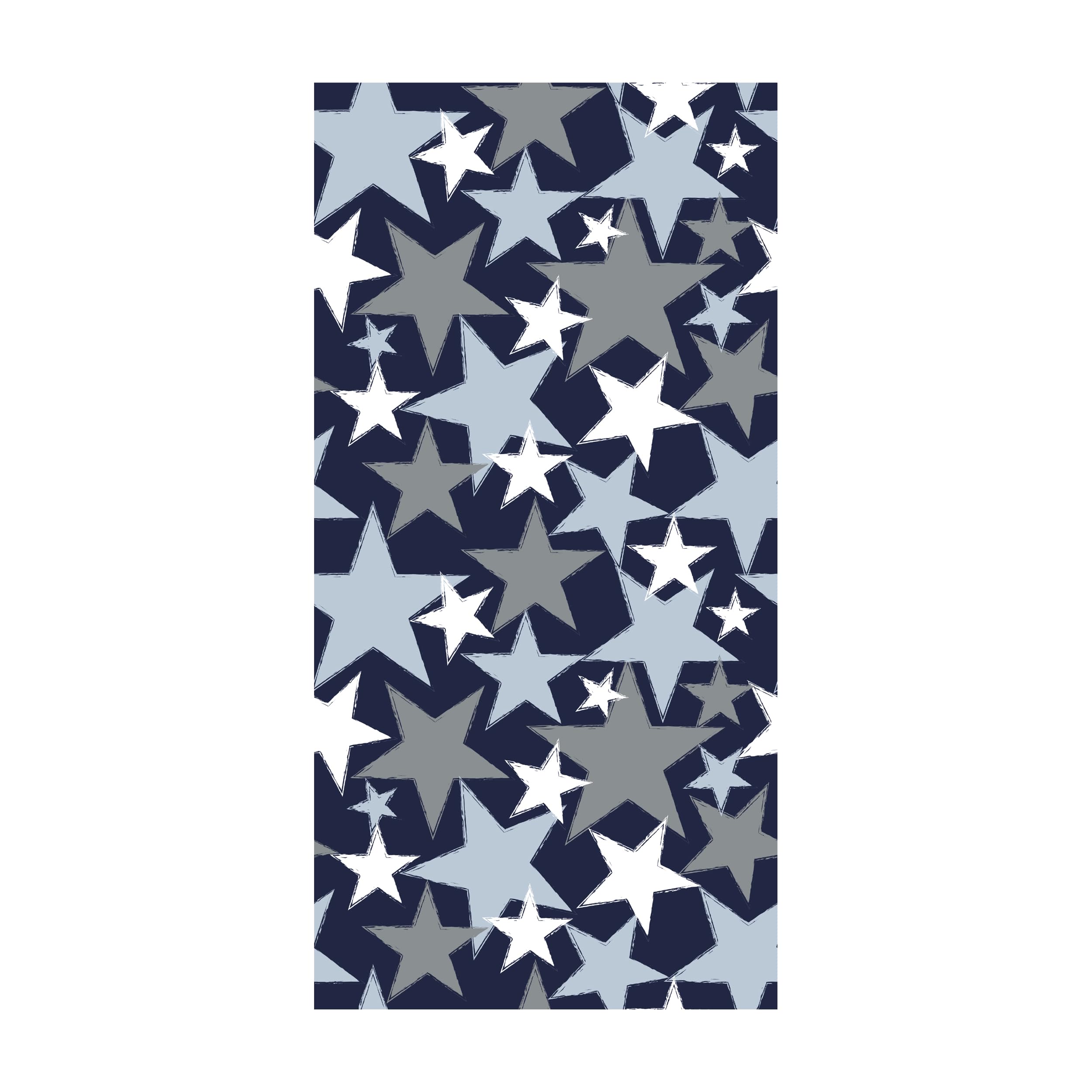 Eurowrap Blue Stars Tissue Paper 5 Pack Mens Birthday Father's Day Gift Wrap Approx 50cm x 70cm