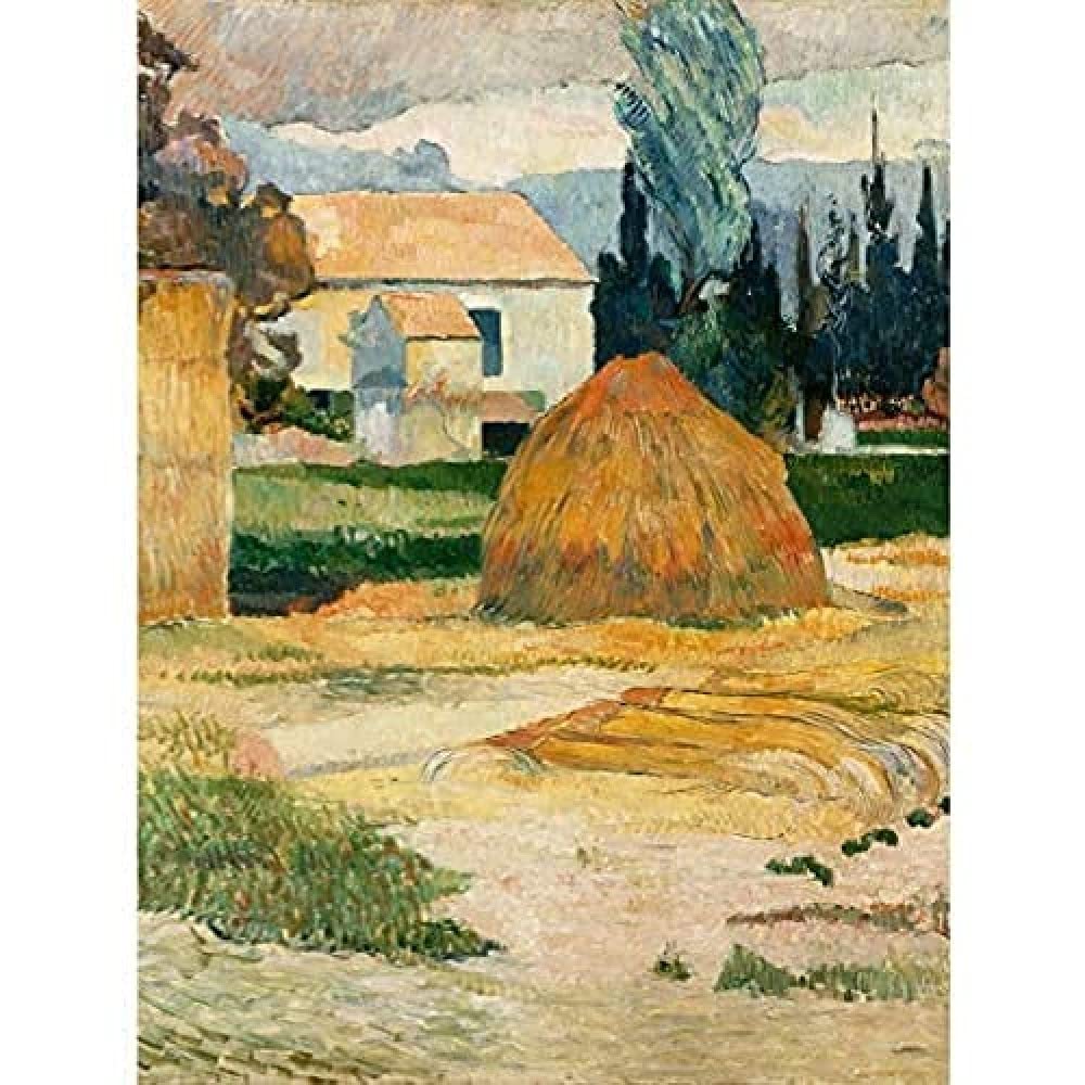Gauguin Landscape Near Arles Painting Art Print Canvas Premium Wall Decor Poster Mural