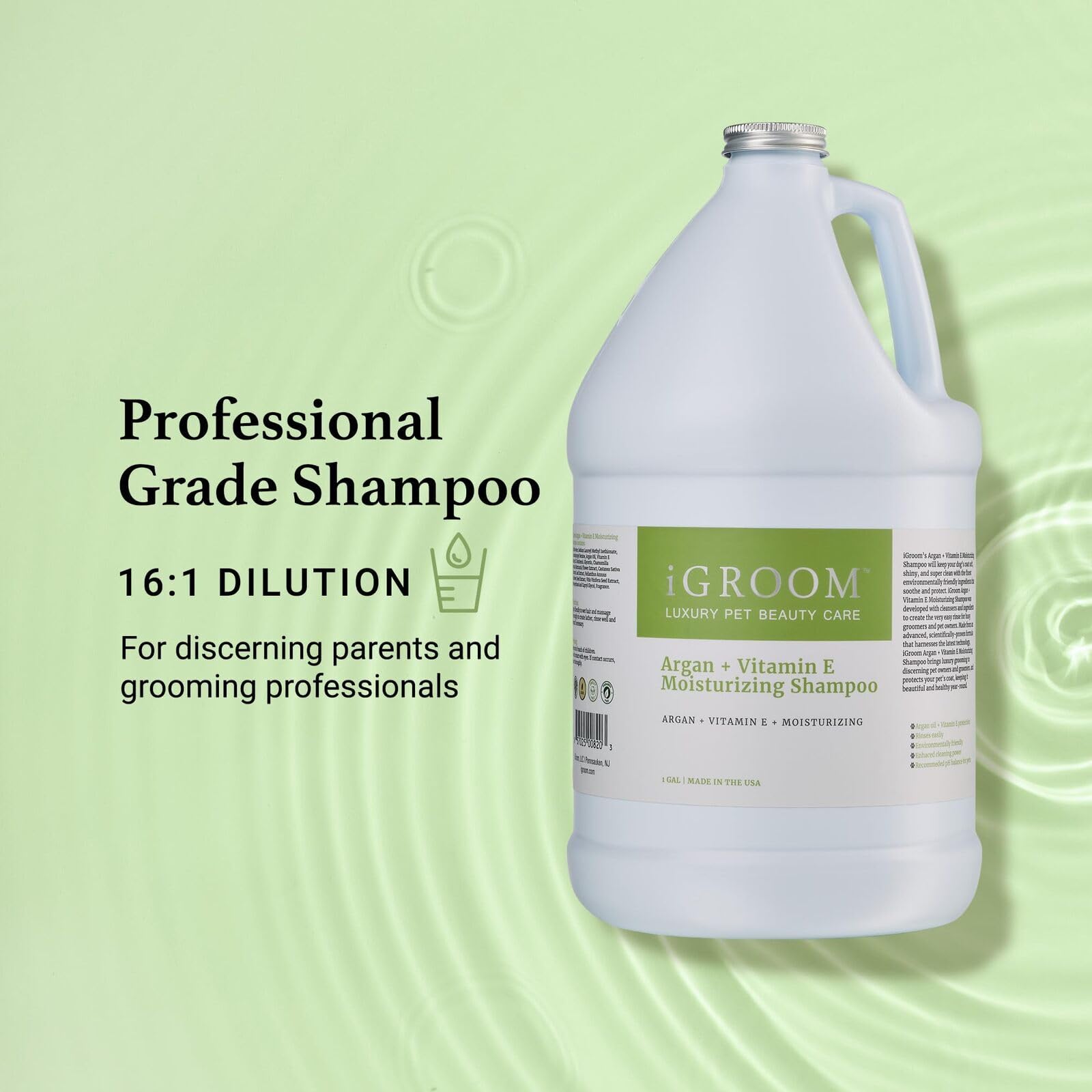 Igroom Argan and Vitamin E Shampoo 3.8L