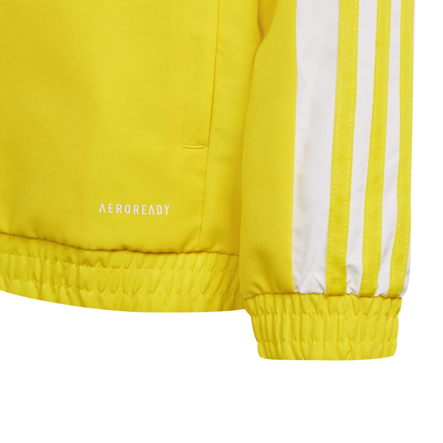 adidas Unisex niños Squadra 21 Presentation Jacket, Team Yellow/White, 11-12 Years