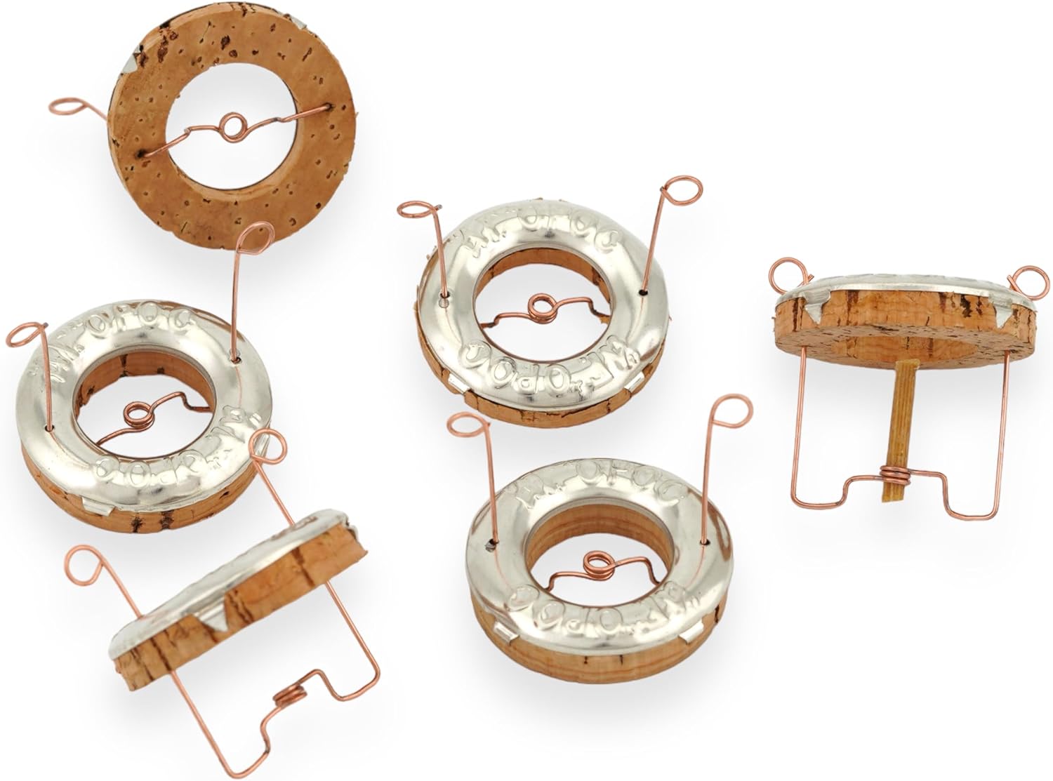 Orthodox Mount Athos Cork Floats for Vigil Lamps - Adjustable Open Cork Floats for Greek Vigil Oil Lamps | Round Floating Wicks | Home Altar Candles | Prayer Corner | for Home or Church Use (20)