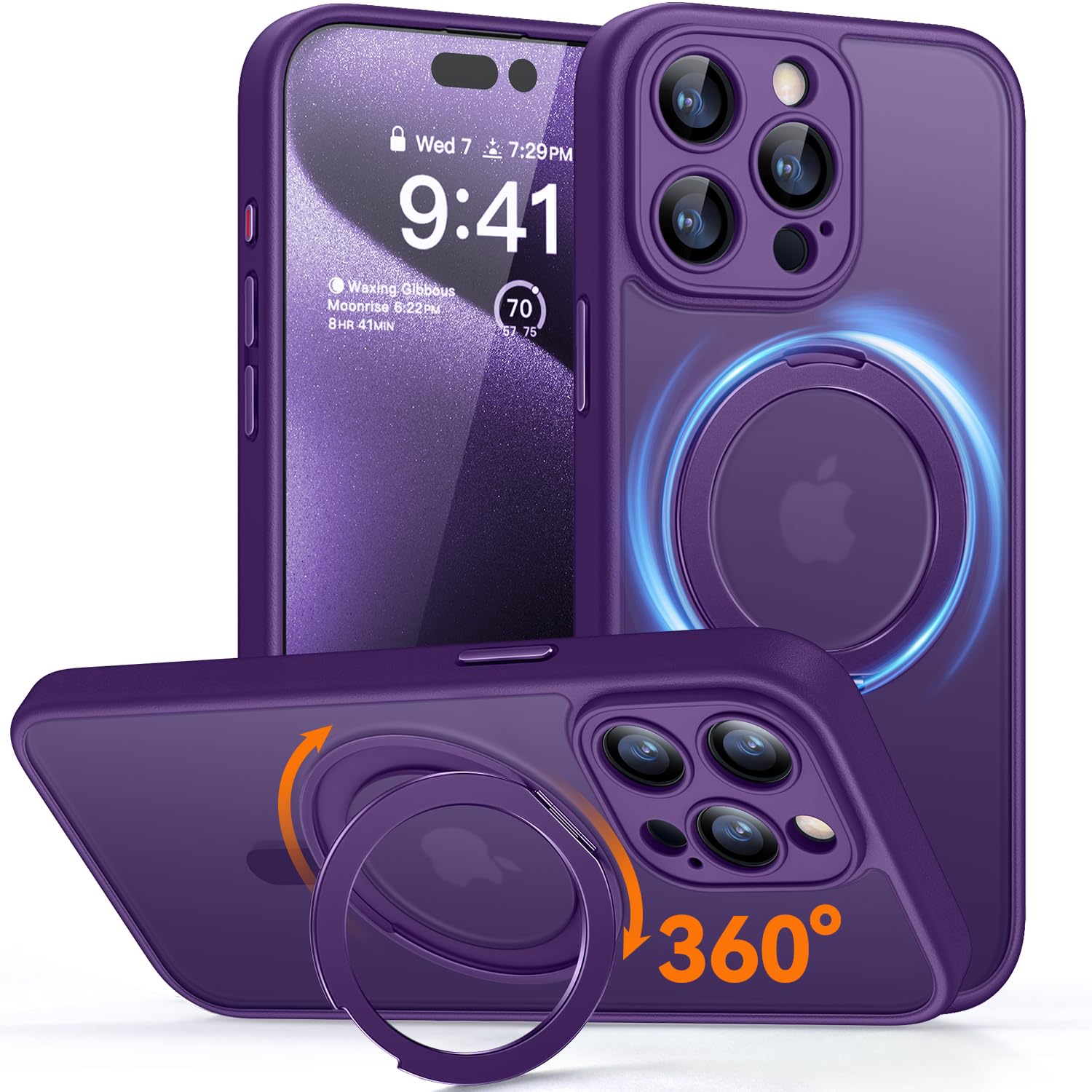 CANSHN Magnetisch für iPhone 13 14 15 16 Hülle 0606