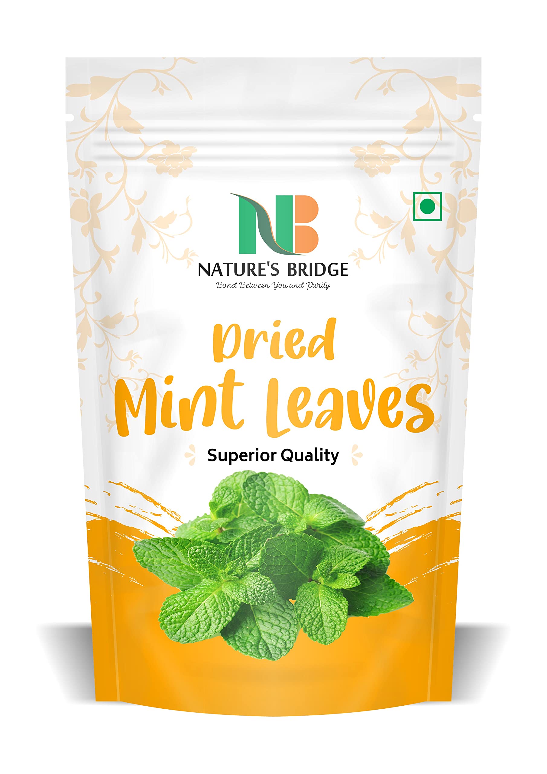 Natures Bridge Dry Pudina Leaves | Natural Mint Leaf | Pure & Refreshing Pudina Leaf - 200 Gm (B09YNV9SDS) Amazon Price History, Amazon Price Tracker