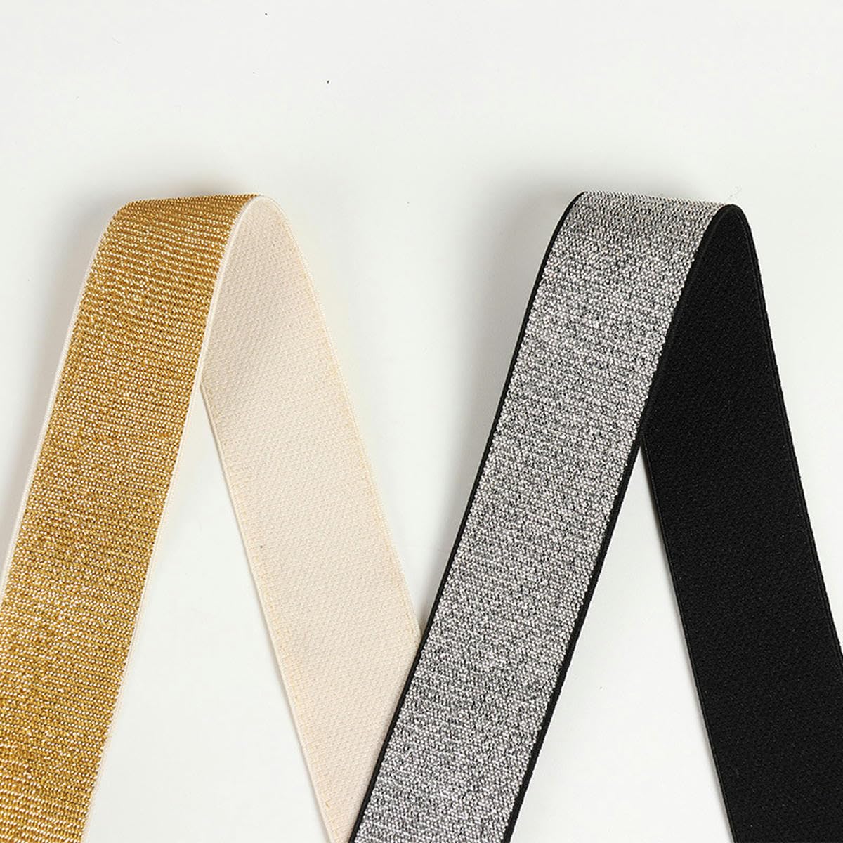 Tubolare Lurex Oro Rosso E Bianco - Foto 8