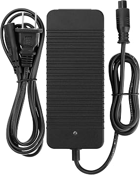 42V 2A Power Charger Compatible with PowerFast 3 Prong Inline Connecter Power Adapter 36V Sports Mod,Pocket Mod,and Dirt Quad Lithium Battery,Universal Electric Scooter Power Supply