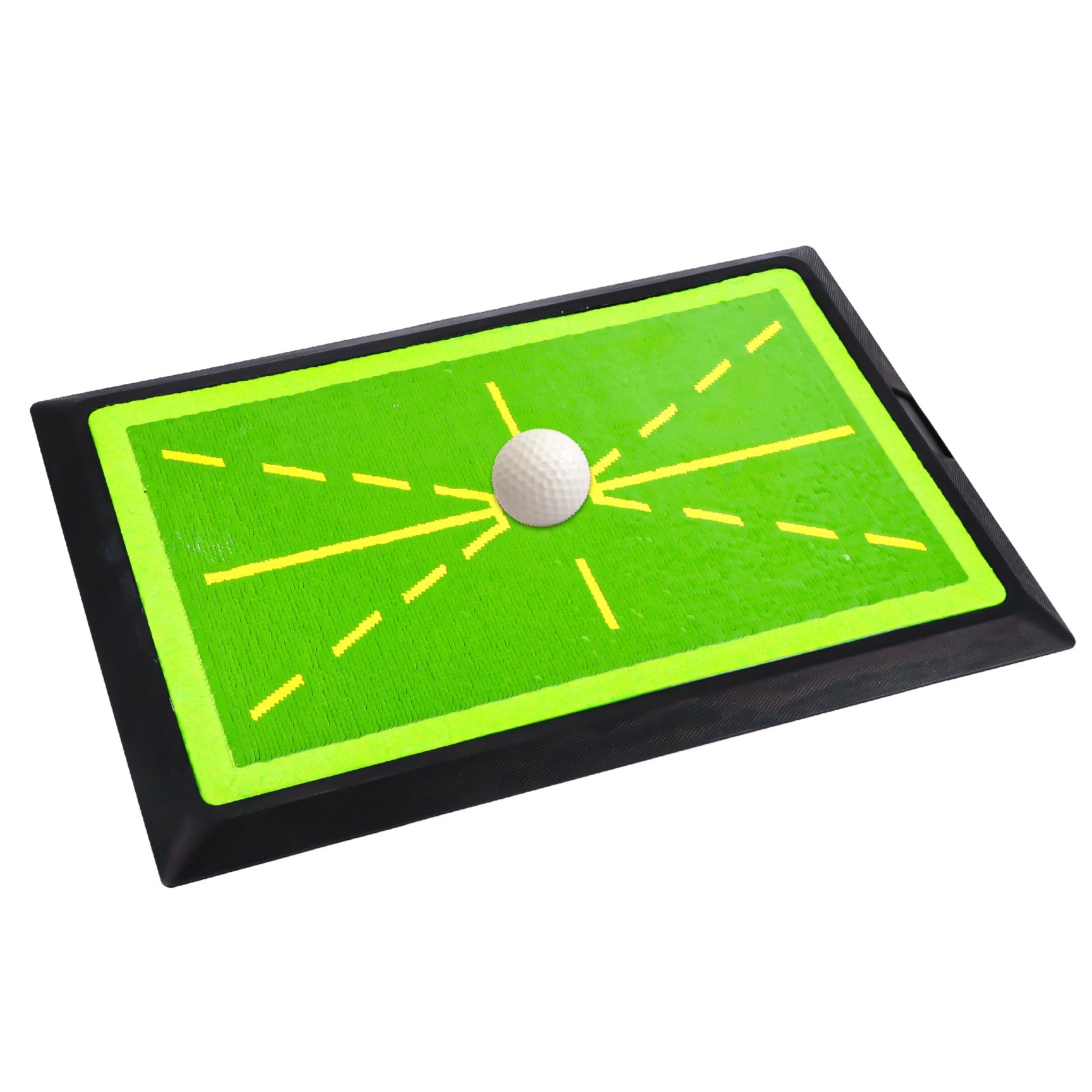 ALLOMN Schwungmatte mit Rutschfester Gummiunterlage - Golf-Übungsmatte für Schlagtraining im Innen- und Außenbereich, Divot-Matte für Anfänger, Erwachsene und Kinder